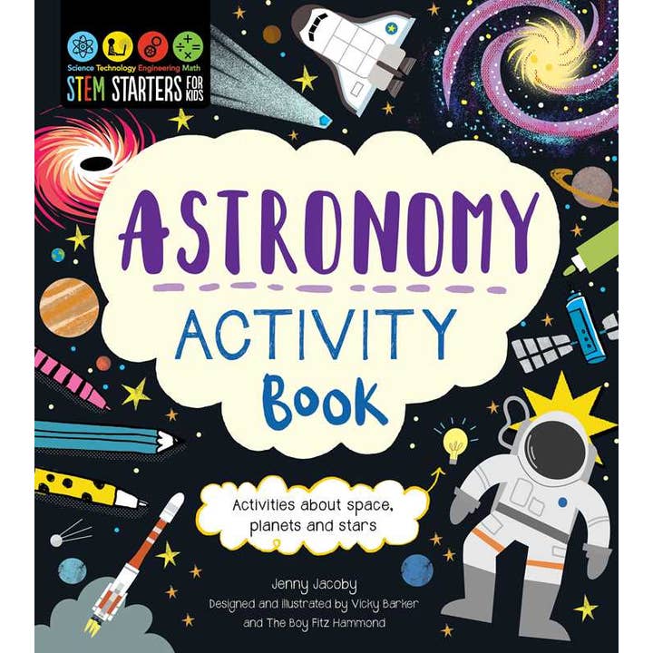 STEM Starters for Kids Astronomy Activity Book by Jenny Jacoby for wholesale by Simon & Schuster