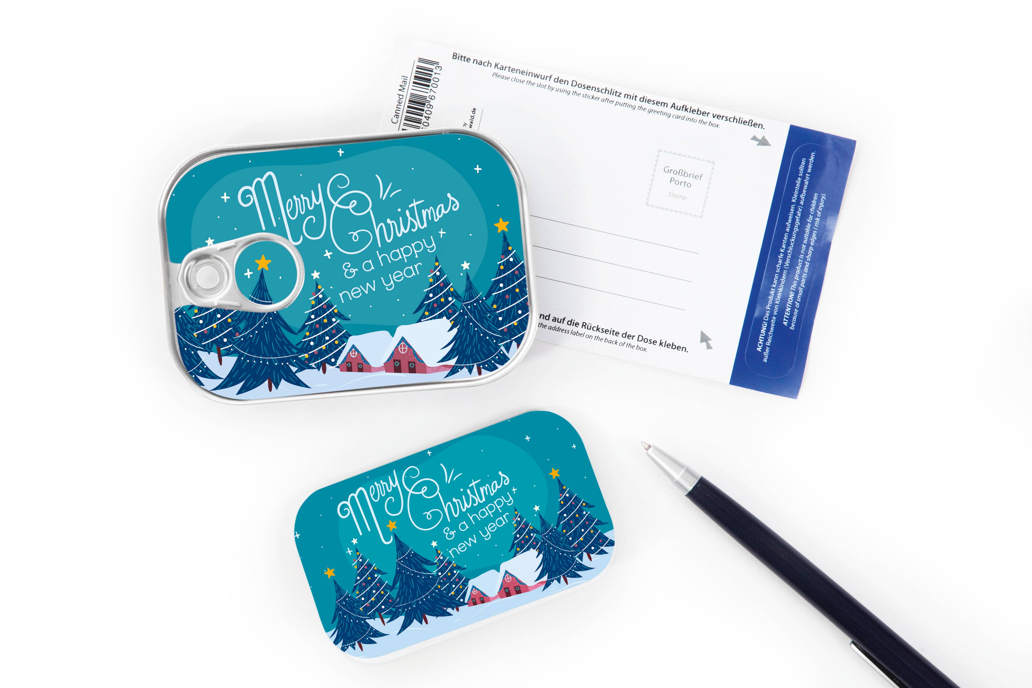 Gespänsterwald - Wholesale Christmas Card - “Christmas-Village” canned mail1