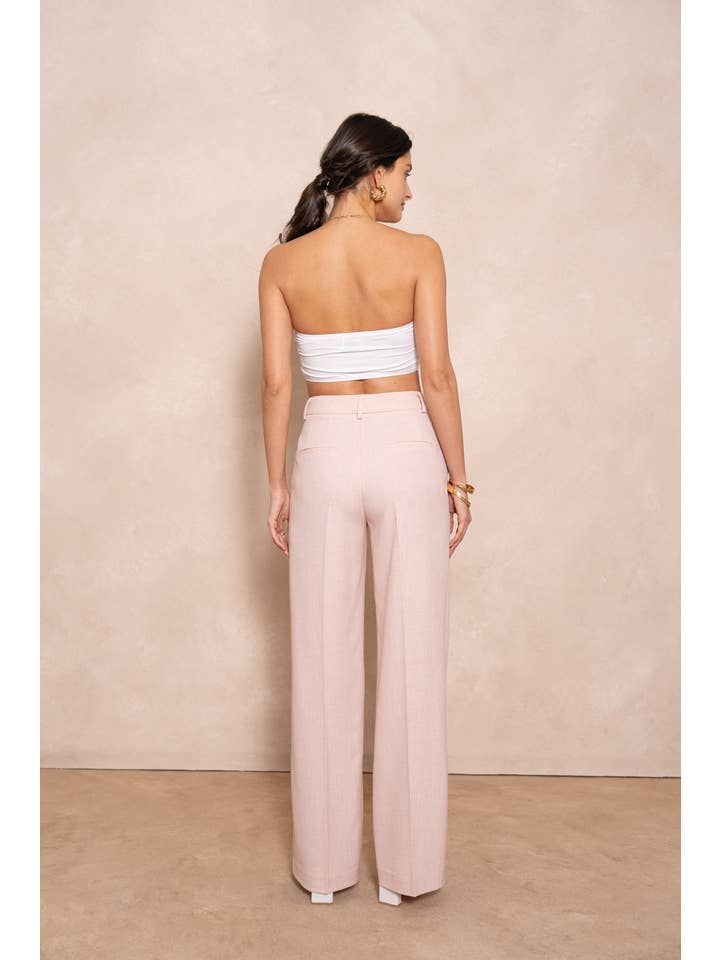 Attentif Paris - Venta al por mayor Pantalón de vestir - Mujer - Pantalones de pierna ancha a medida Heather3