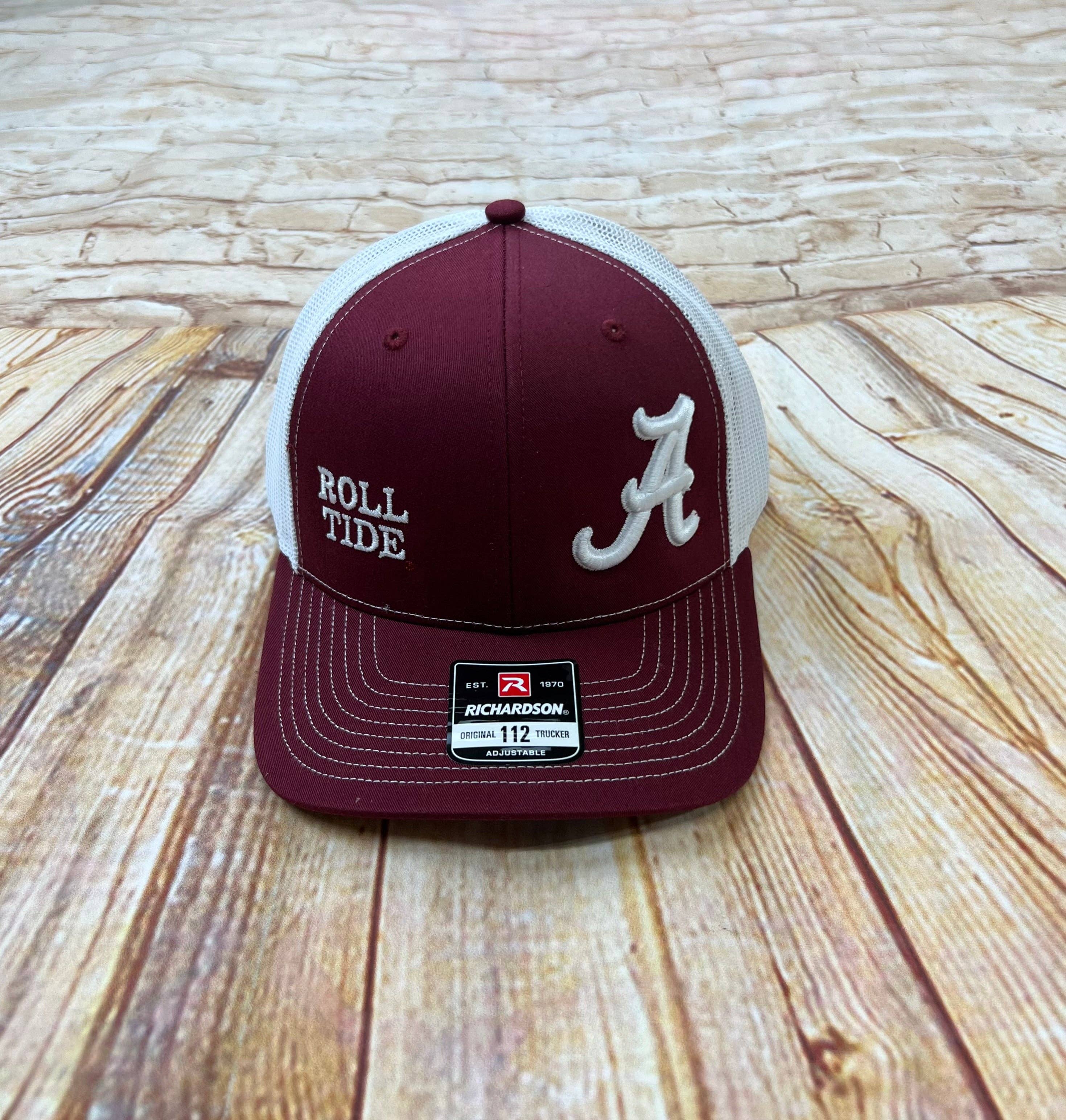 Speckle Bellies Clothing Company – wholesale Trucker hat – Unisex – Roll Tide Split "A" Puff1