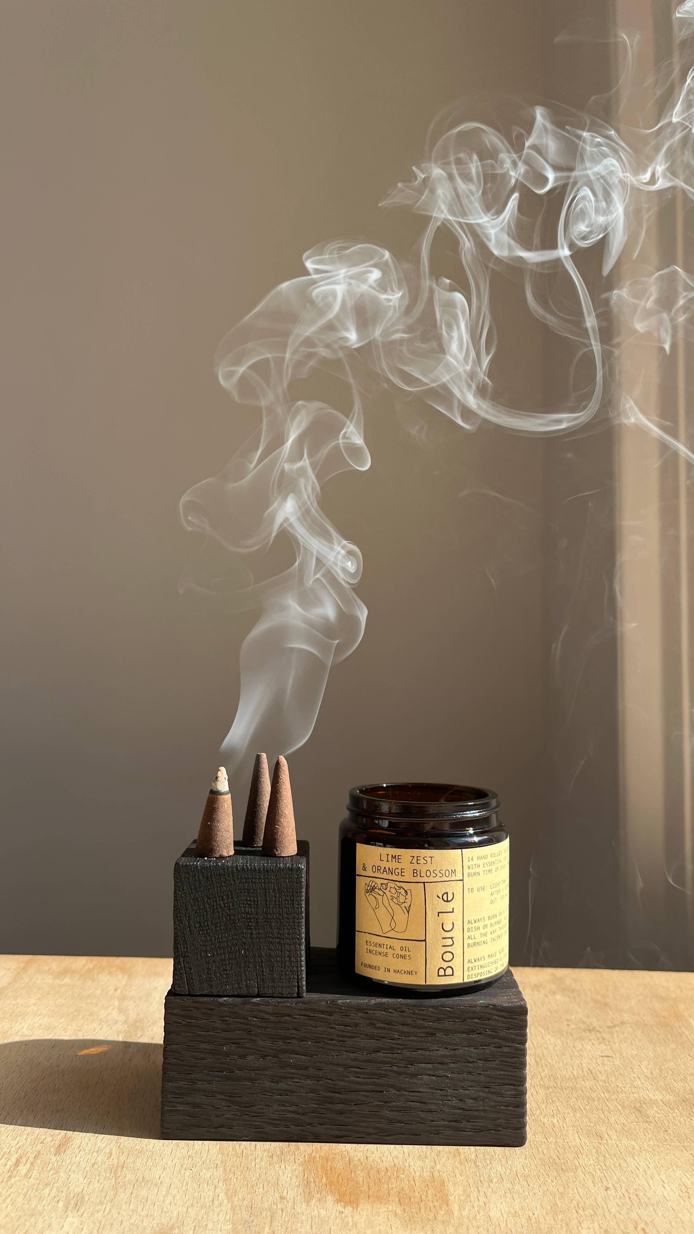 Bouclé – wholesale Incense – Lime Zest & Orange Blossom Incense Cones1