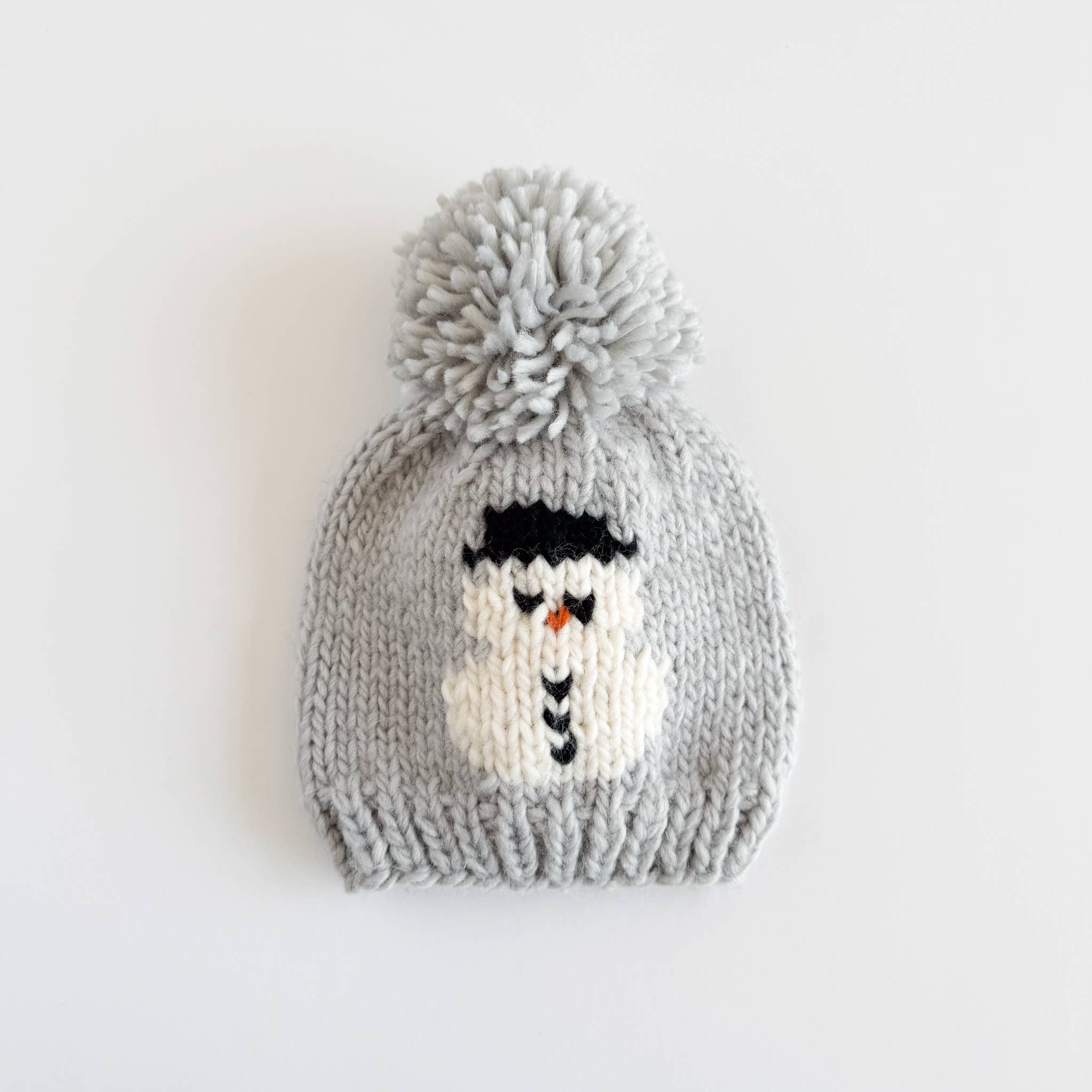 Figgy Friends - Vente Bonnet – enfant - Bonnet de bonhomme de neige en tricot avec pompon, assorti à un bonnet d'hiver pour bébés et enfants