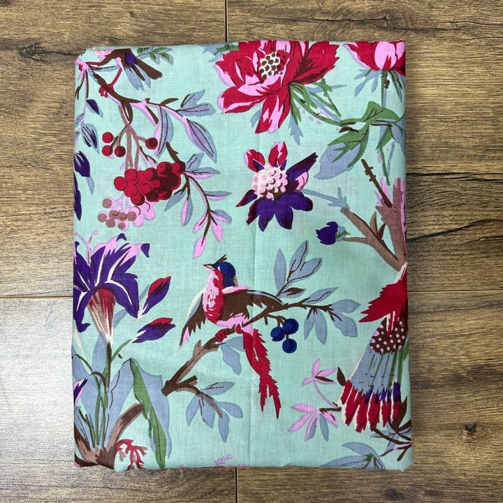 Cotton Hand Block Printed Fabric - Bird Print Natural Dyes and other Purchase Wholesale natural fabric. Free Returns & Net 60 Terms on Faire trending on Faire.