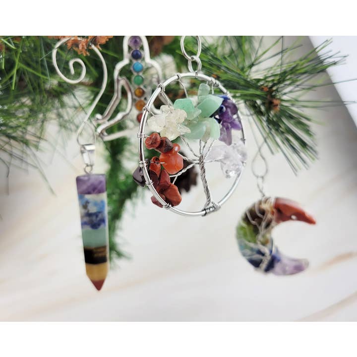 WonderLight Jewelry – Conjunto de ornamentos por atacado – Conjunto de Ornamento Chakra Yoga - Chakra/ Balance4