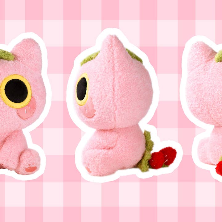 MikouArt - Wholesale Stuffed/Plush Toy - Kids & Baby - Strawmi β Strawberry Cat Plush Toy3