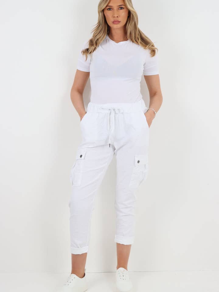 Miss Bold - Wholesale Pants – Women's - Italian Cargo Magic Trousers48