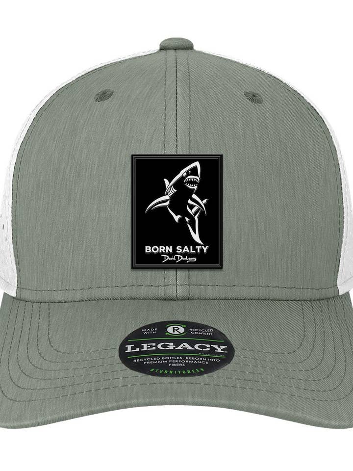 Född Salt Haj Deco Prestanda Mörkgrå Vit Hatt för wholesale av David Dunleavy