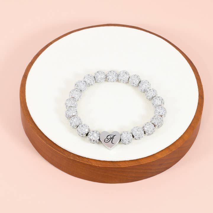 Pulsera elástica con diseño de corazón helado de Pink Box para venta al por mayor de Pink Box