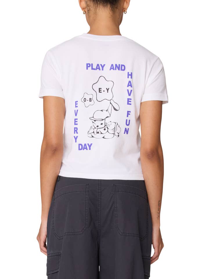 OBEY PLAY AND HAVE FUN EVERY DAY SS TEE for wholesale by OBEY Clothing