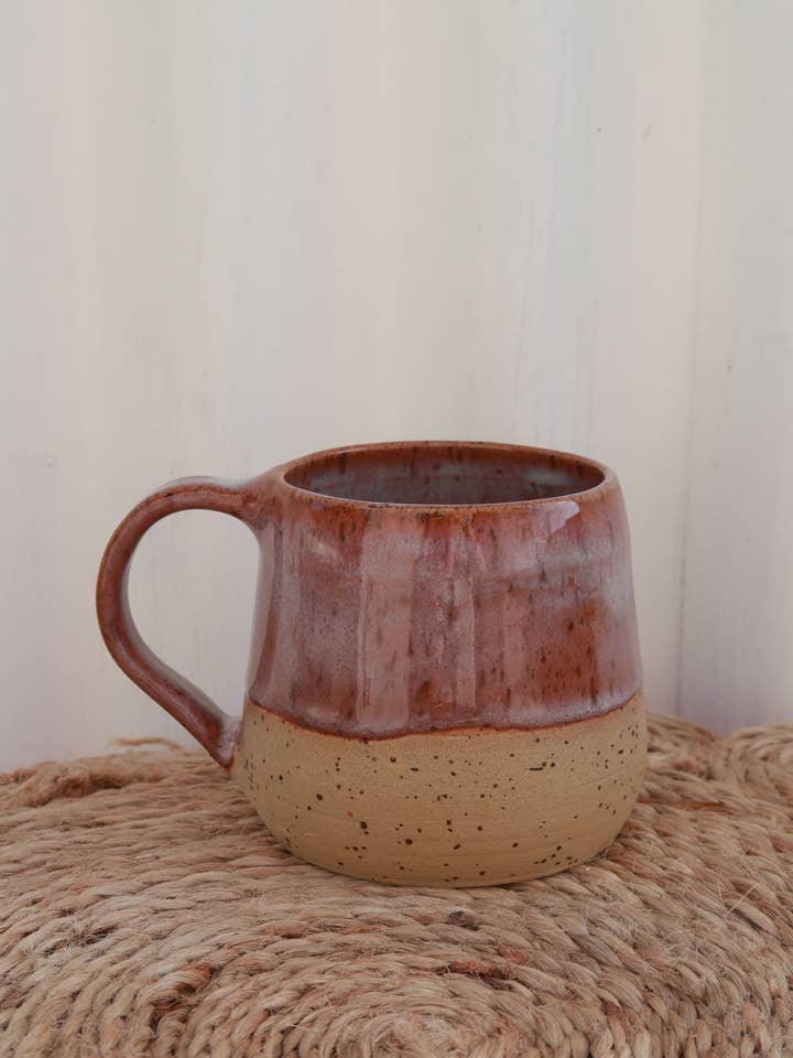 Handmade Ceramic Small Mug - Speckled Wild Plum for wholesale by Fernweh Pottery