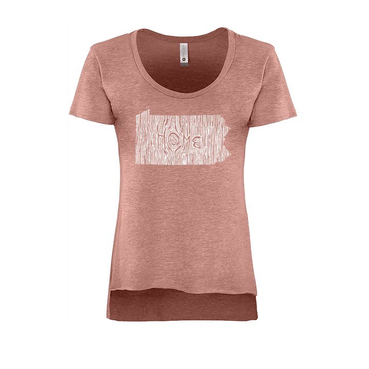 Pequeño - Pennsylvania Home Ingrained State camiseta mujer para venta al por mayor de Ingrained Apparel