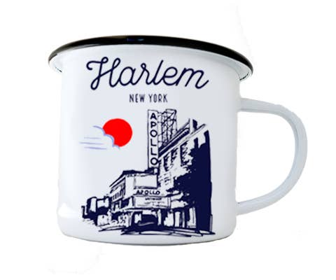 Happy Place by Lola Star - Wholesale Coffee Mug - Harlem Manhattan Sketch Camp Mug