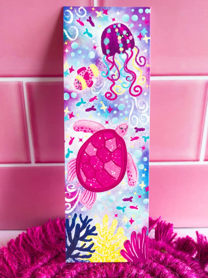 Lesezeichen für Meeresschildkröten für den Großhandel von Emily Cromwell Designs