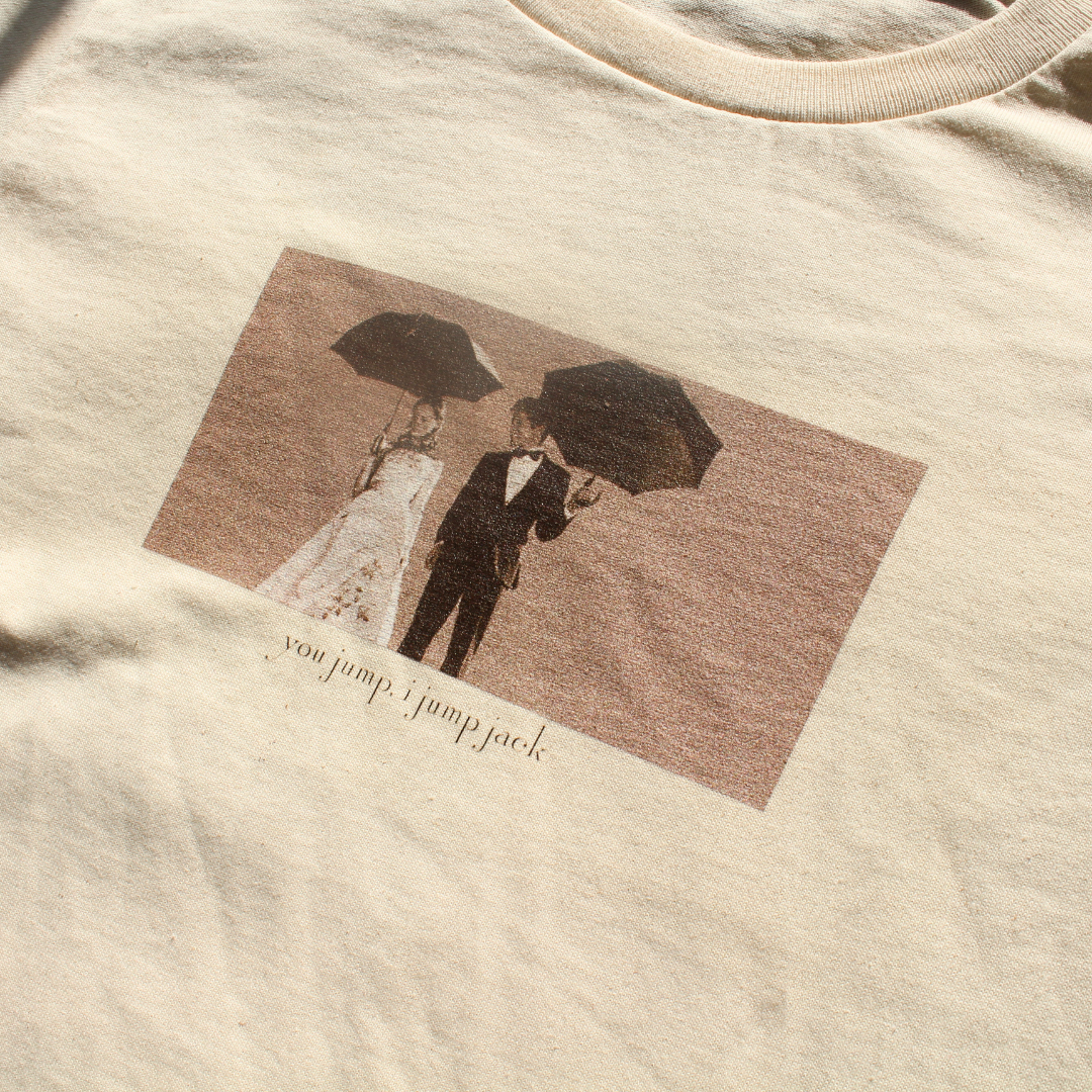 TheCliqueClothingCo – wholesale Screen printed t-shirt – Women′s – You Jump I Jump Tee0