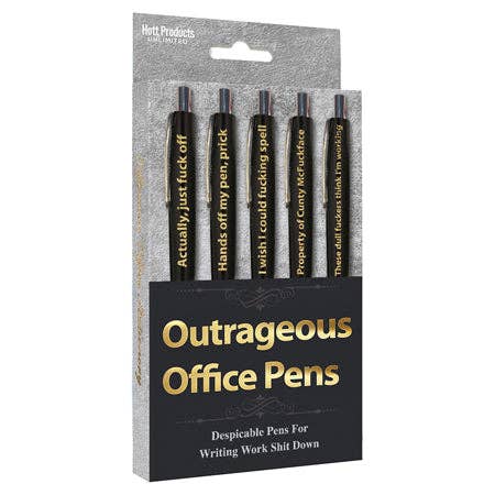 Sexology – wholesale Pennor – Upprörande kontorspennor set om 5