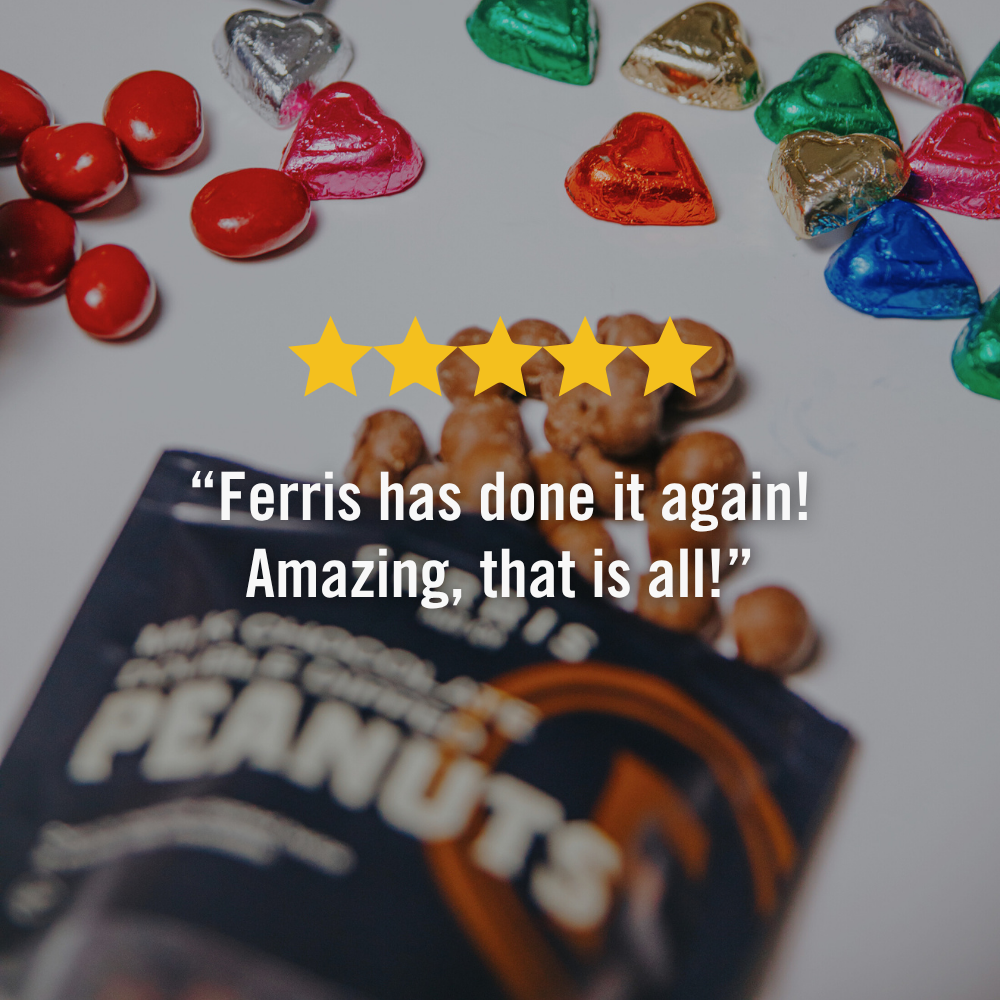 Ferris Coffee & Nut Co. - Wholesale Chocolate Covered Sweets - Double Dipped Peanuts 10 oz.2