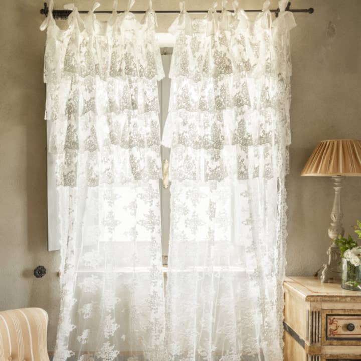 Cortina Mademoiselle Flora por atacado de Chez Moi