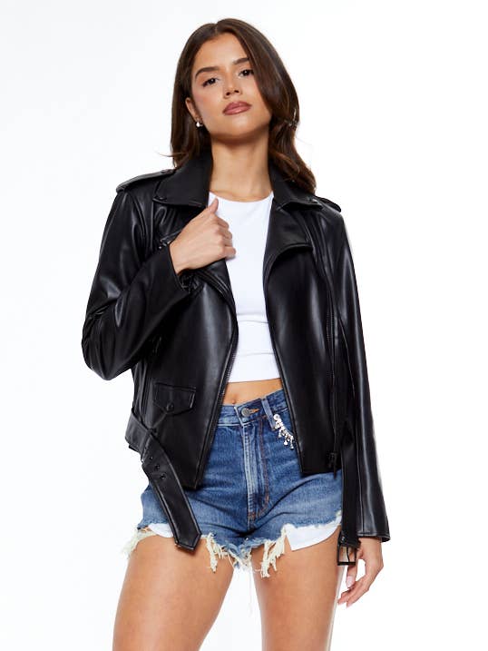 Giacca in pelle Classic Moto UnReal per la vendita all'ingrosso da parte di Blue Revival