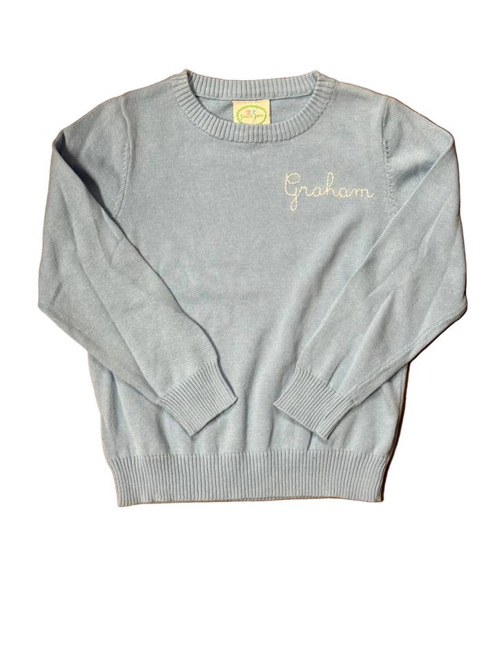 Suéter Bordado GRAHAM - MUESTRA para venta al por mayor de Grace and James Kids