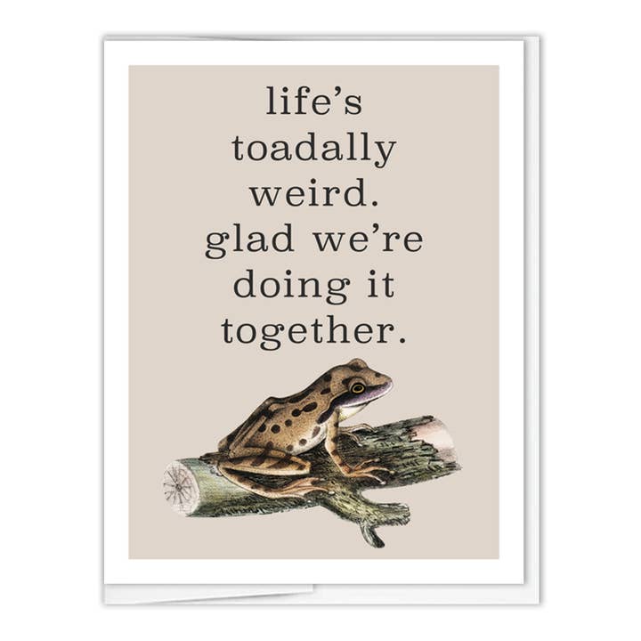 A2 - Toadally for wholesale by JennyDidIt Note Cards