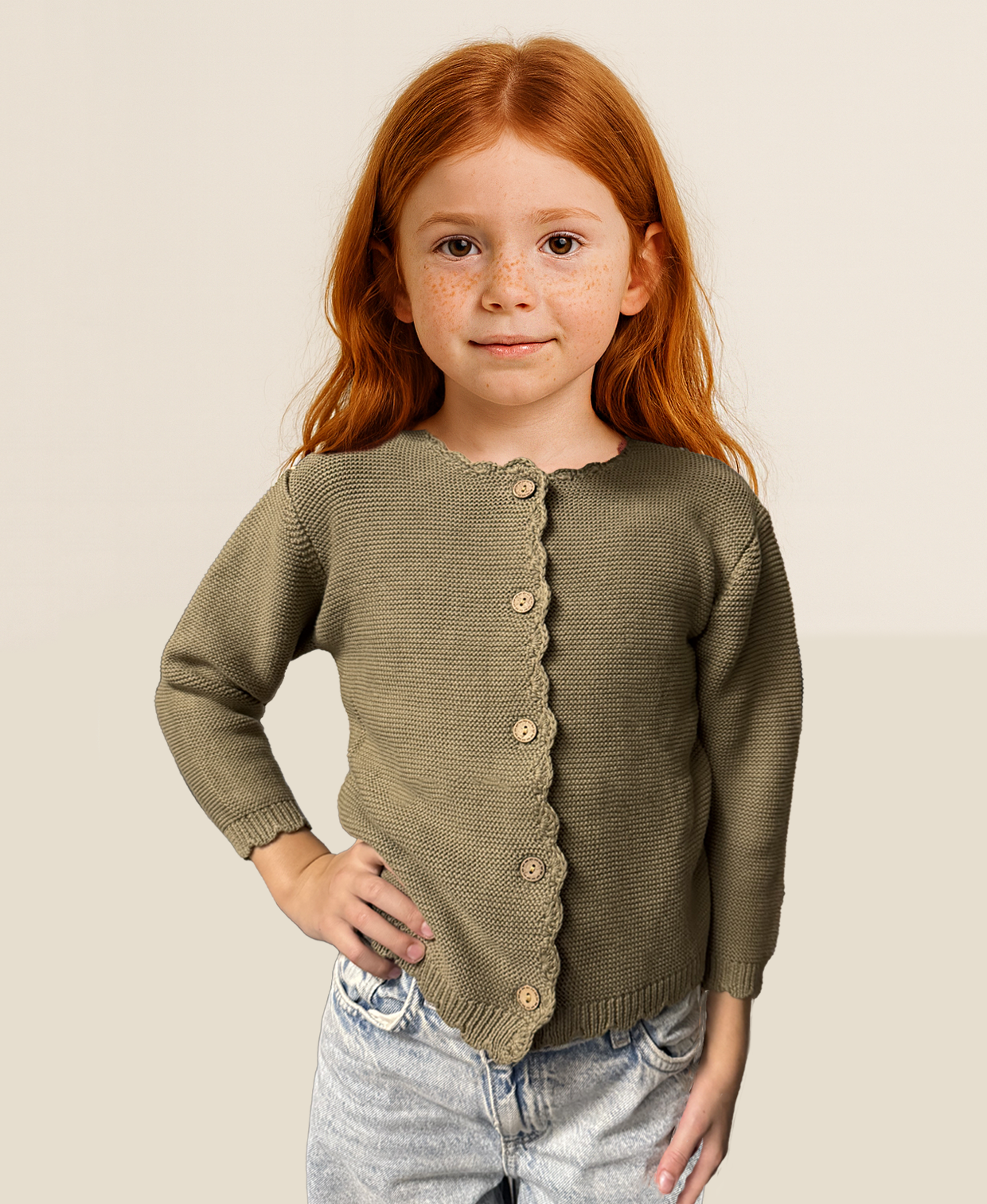 OLIVE & CRADLE – wholesale Cardigan – Baby – Cotton Knitted baby kids | Sophia Cardigan8