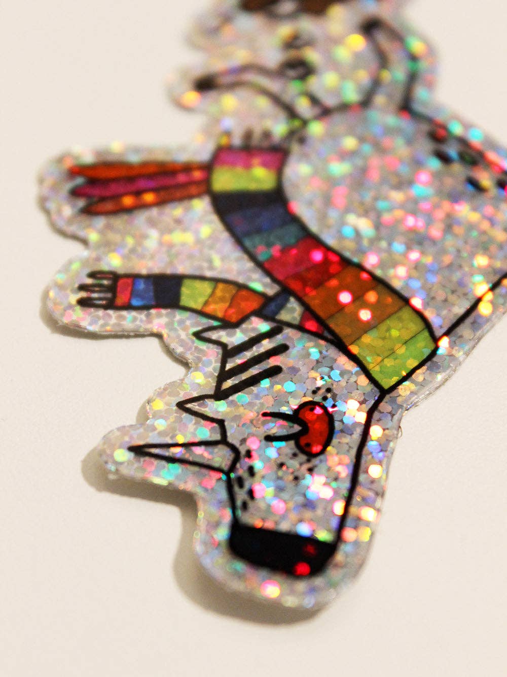 Halfbird – Großhandel Aufkleber – Glitzer Sticker "Einhorn" | Fck AFD3