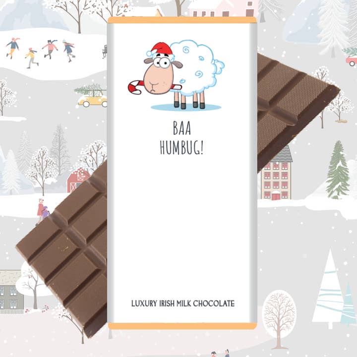 Sweet Living Kilkenny – wholesale Chocolate bar – baa humbug!1