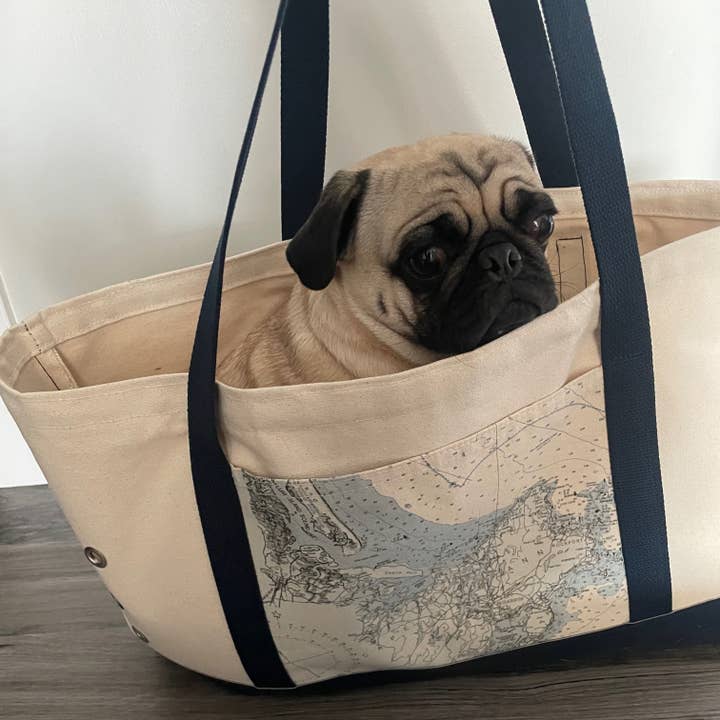 Benutzerdefinierte nautische Marine Strand-/Bootstasche – Übergroße Segeltuchtasche für den Großhandel von Not for Navigation