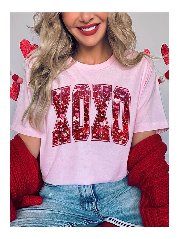 VALENTINES DAY UNISEX SHORT SLEEVE GRAPHIC TEE for wholesale by Pink Irene Wholesale