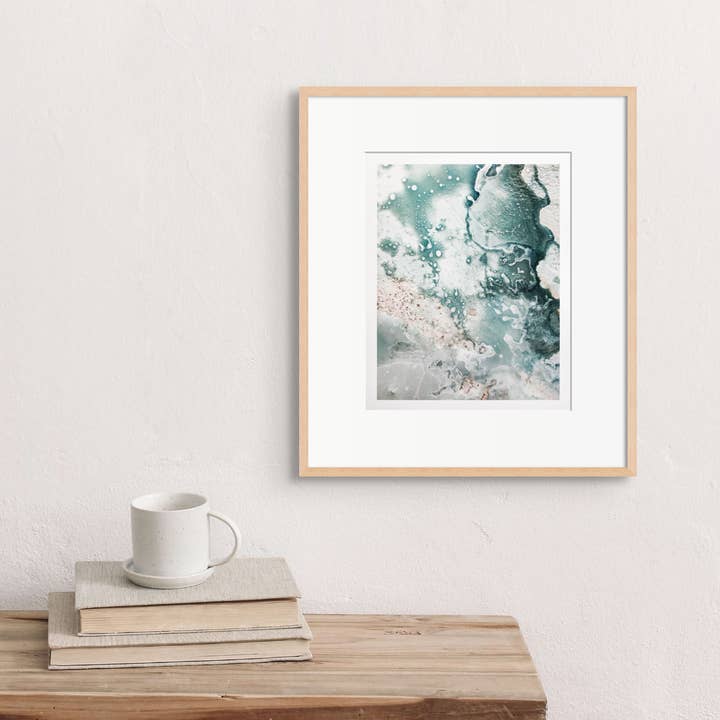 "Glacial" Abstract Fine Art Giclee Print for wholesale by Sarah Robison Art