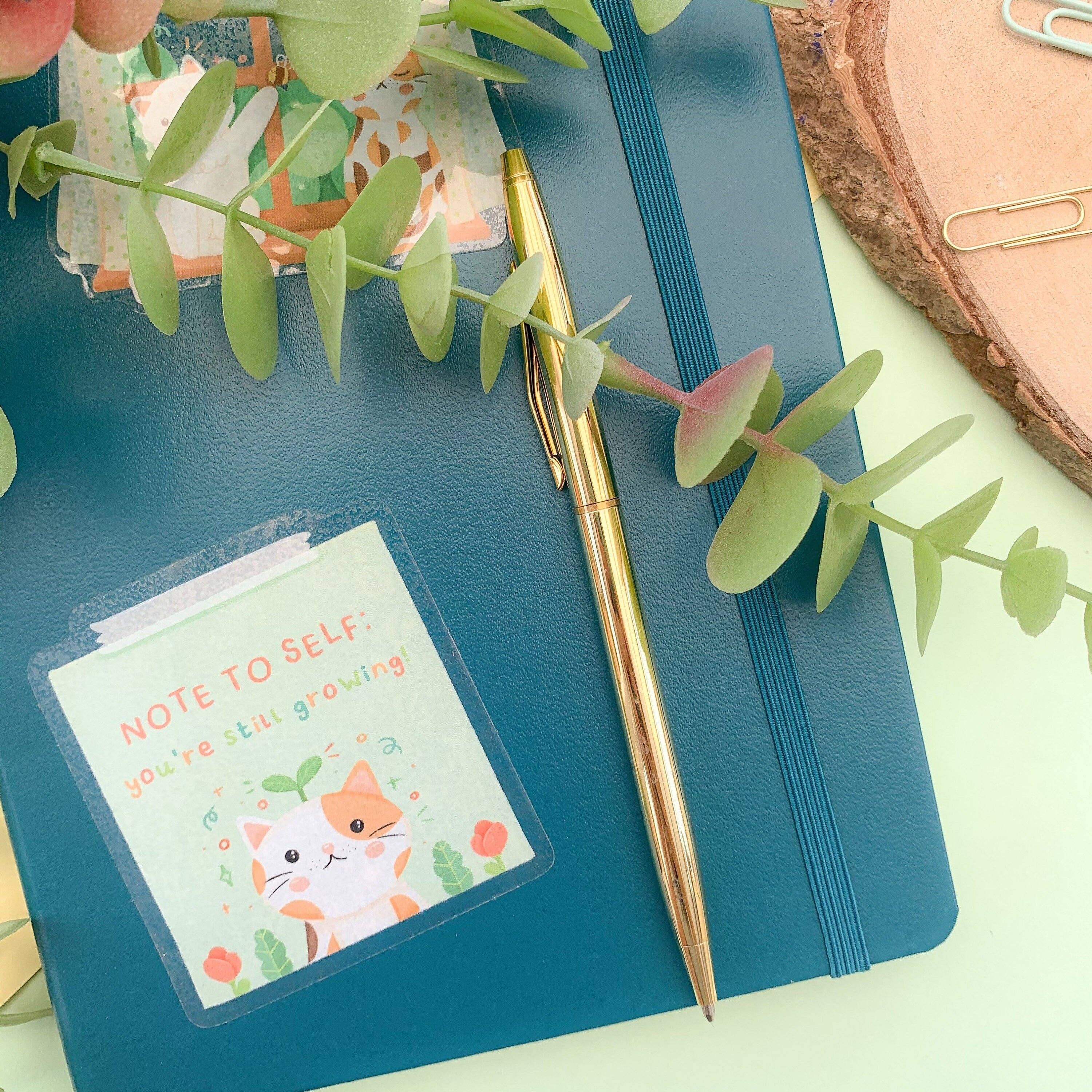 Laurel Mae Art - Venta al por mayor Pegatina - Adhesivo de vinilo transparente «You're Still Growing»6