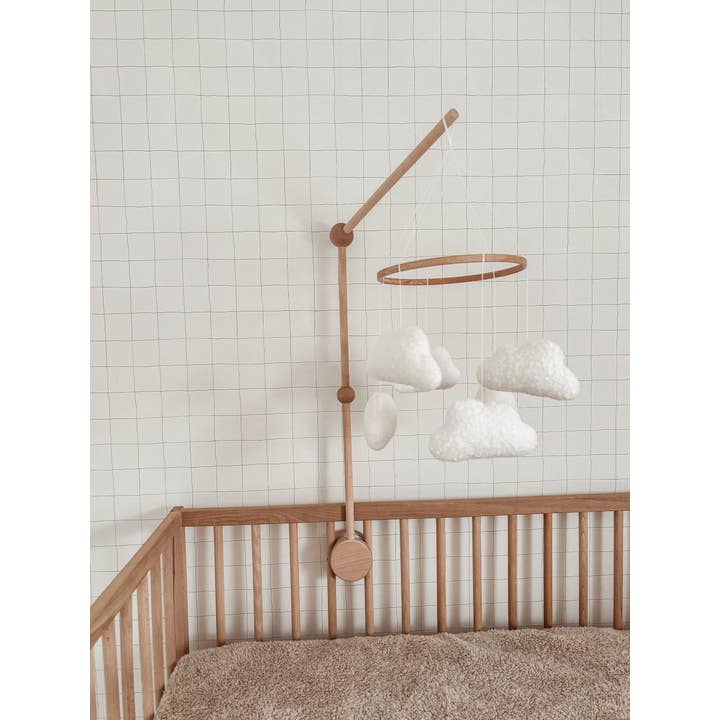 Edie & Joe - Wholesale Baby Mobile - Boucle Cloud Mobile Nursery Decor1