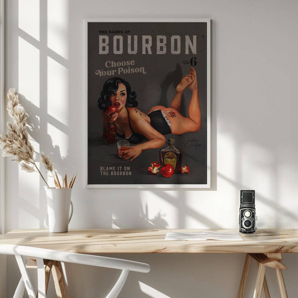 GTA ART - Wholesale Art Print - Wall art Babes of Bourbon Vol 6 Choose Your Poison Sexy Pinup9