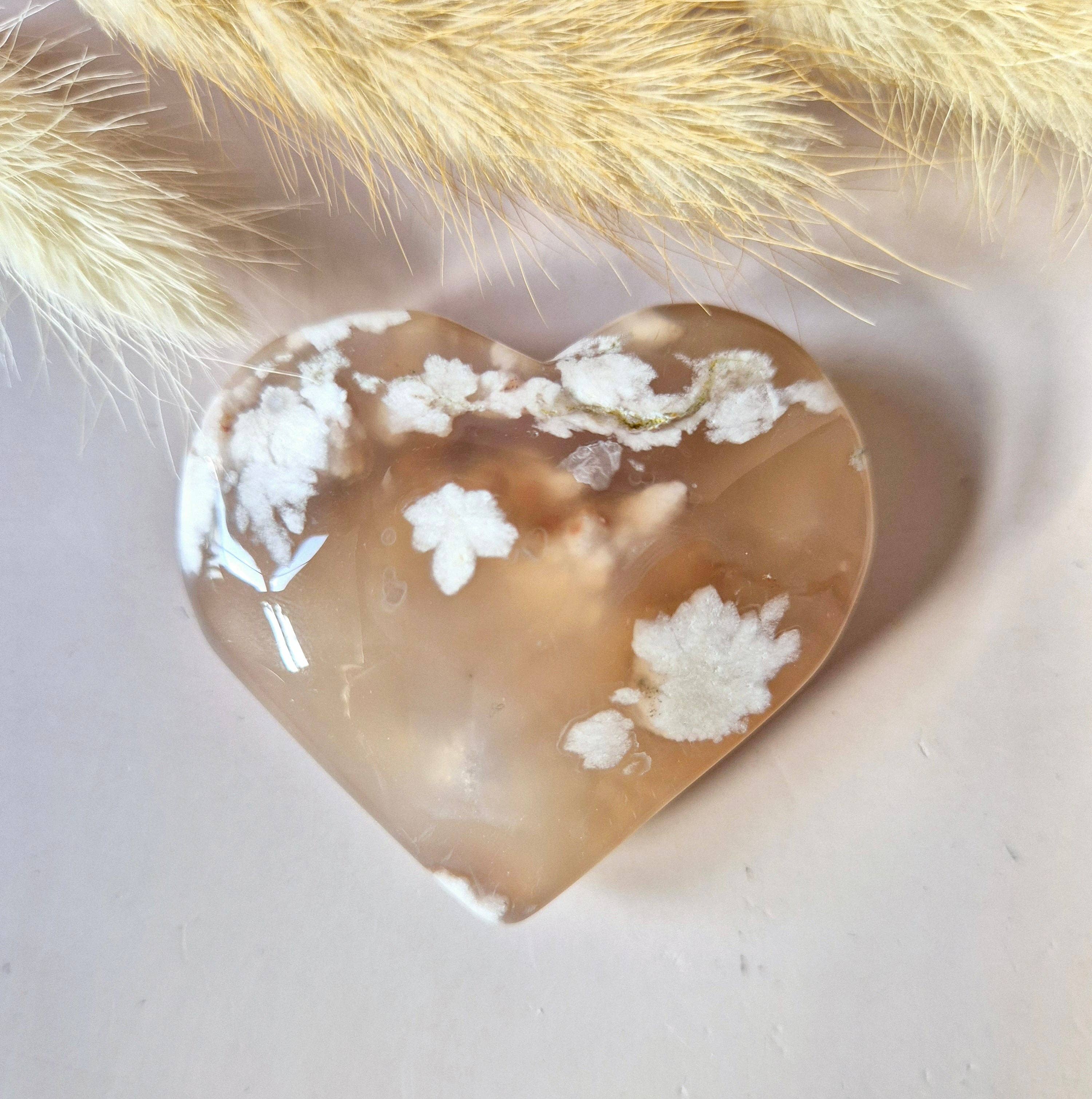 Moonlight Gemstones - Wholesale Spiritual Stone/Crystal - Gemstone Druzy Pink Amethyst Heart 64g (Pink Amethyst)0