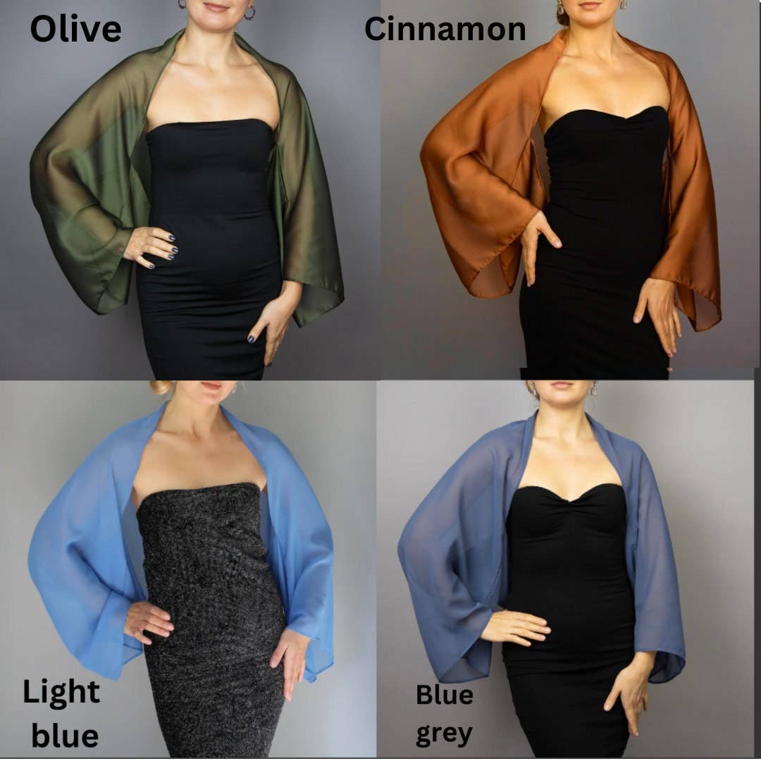 BridalSpain – wholesale Kimono – Women's – Lilac Lavender Bridesmaids Wedding Shrug Bolero8