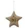 The Hearthside Collection - Wholesale Ornament Set - Ticking Button Star Ornament w/Button, 3 Assorted1