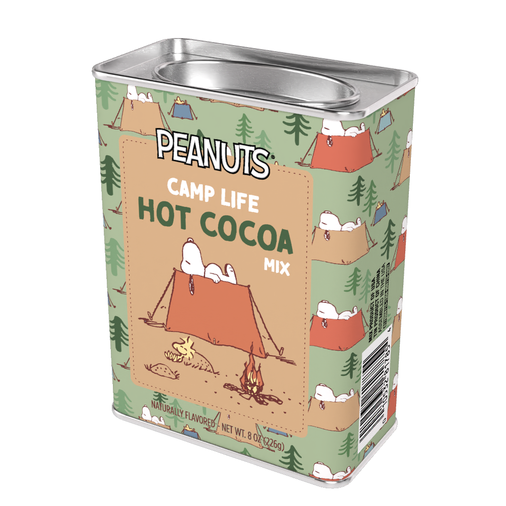 McSteven's - Wholesale Hot Cocoa Mix/Kit - Peanuts® Snoopy Camp Life Chocolate Cocoa (8oz Tins)11