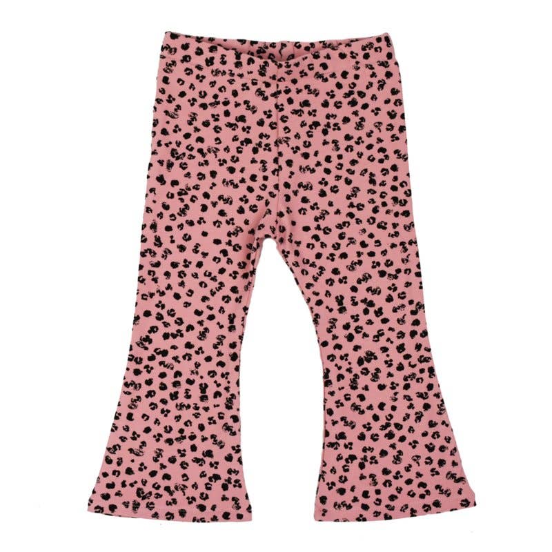 Flared Pants Leopard Rose for wholesale on Faire