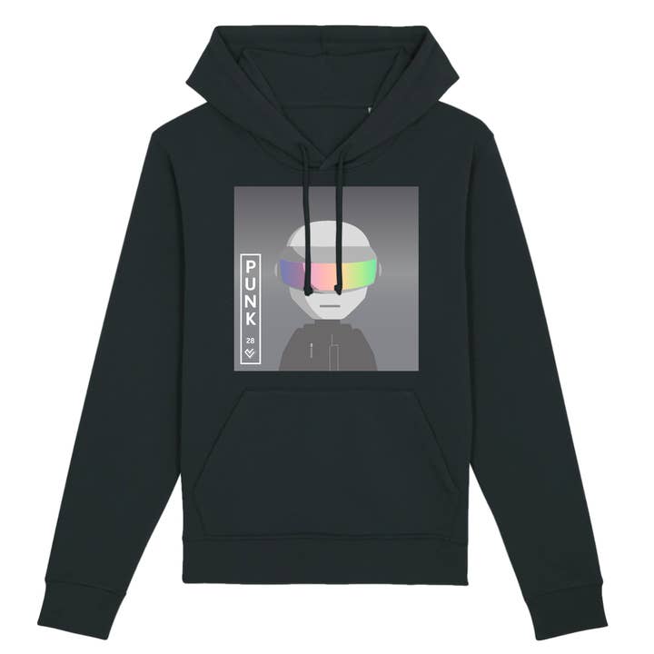 #28 collectie Uniseks hoodie - Daft Silver voor wholesale door MINICRUSH