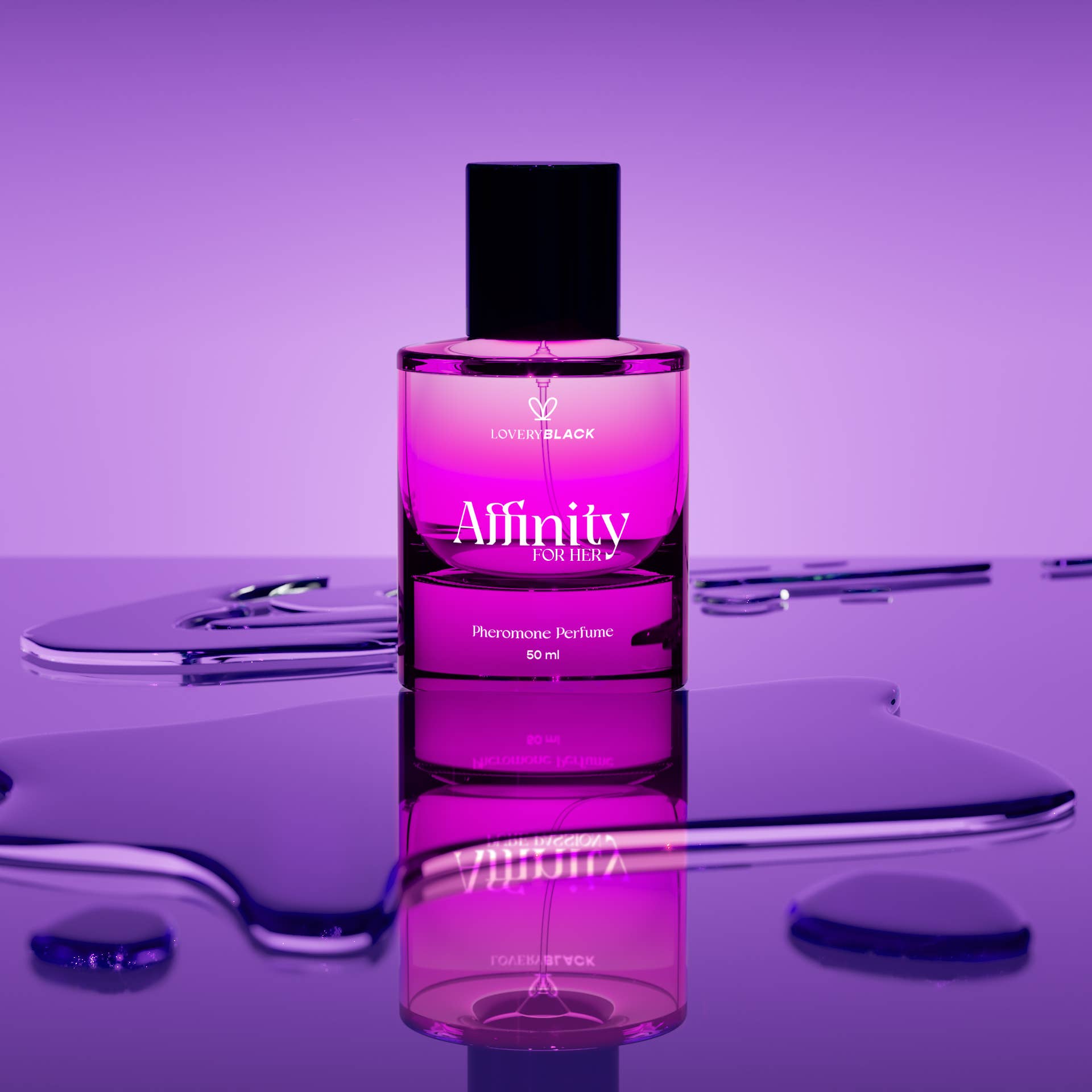 Lovery - Wholesale Perfume/Eau de Toilette - LoveryBlack Affinity For Her Pheromone Perfume – 50ml Parfum1