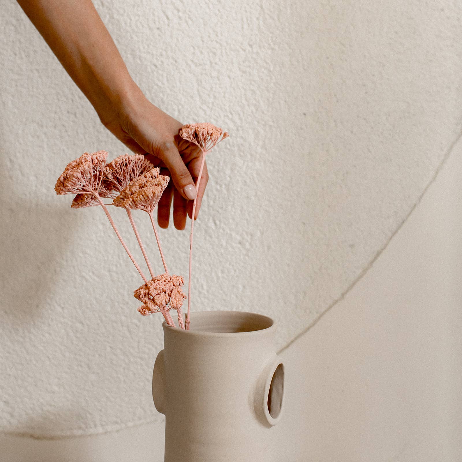 Claycraft - Wholesale Vase - Open ceramic vase raw design handmade minimalist4