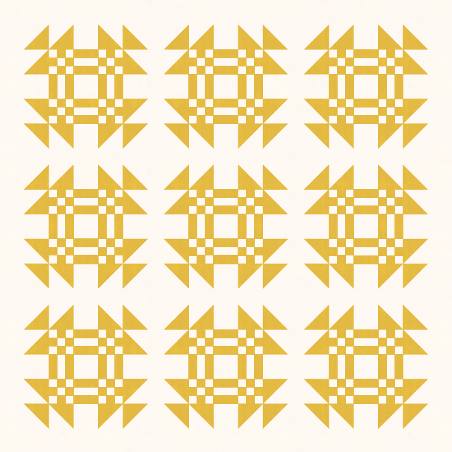 Penelope Handmade - Wholesale Quilt - Gables Quilt Pattern  |   Paper Version10