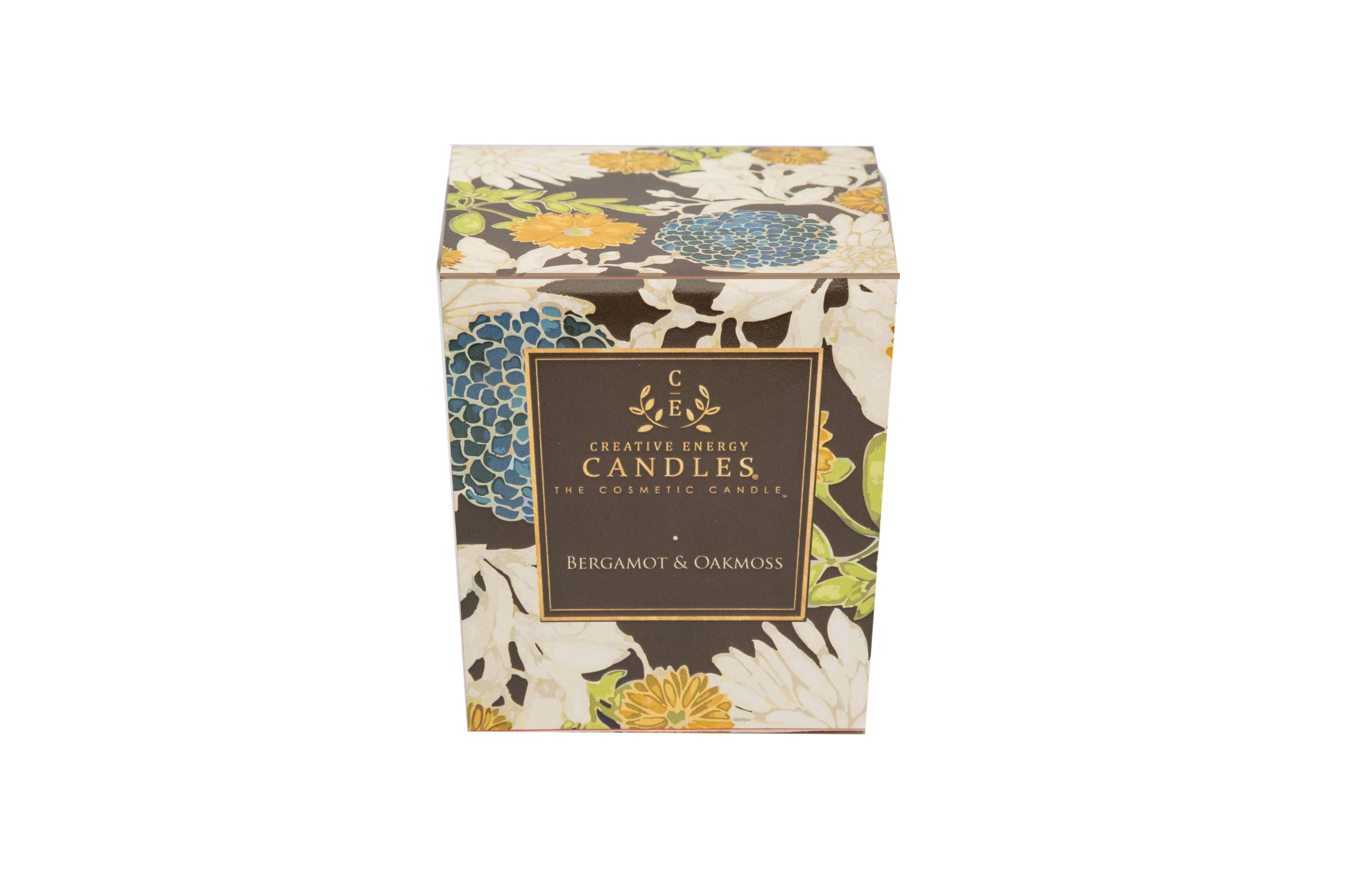 Creative Energy Candles - Vente Bougie en bocal - Bergamote et mousse de chêne : bougie de lotion de soja 2-en-11