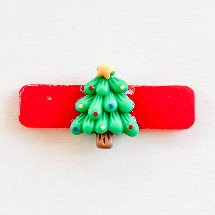 Barrette de Noël pour filles - Pince à cheveux pour filles pour la vente par Ava Bowtique
