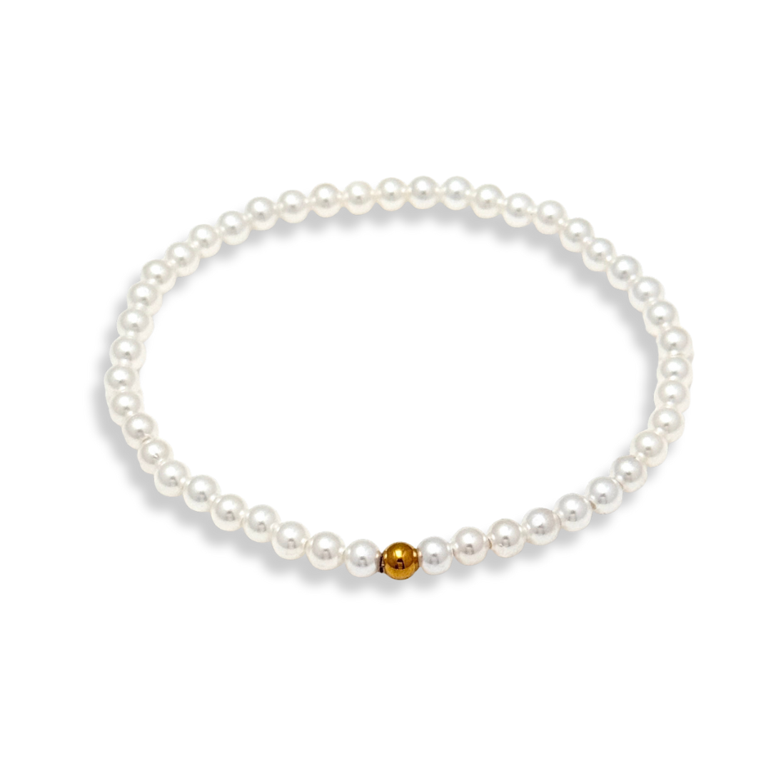 Savvy Bling - Vente Bracelet de perles - Bracelets en perles de perles et d'or étanches24