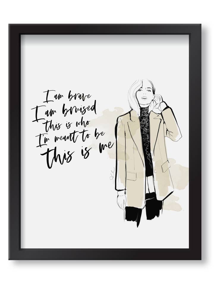 This Is Me Art Print voor wholesale door Alison Gordon Studio