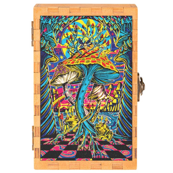 Mushroom Tarot Card Box for wholesale by Benjamin International