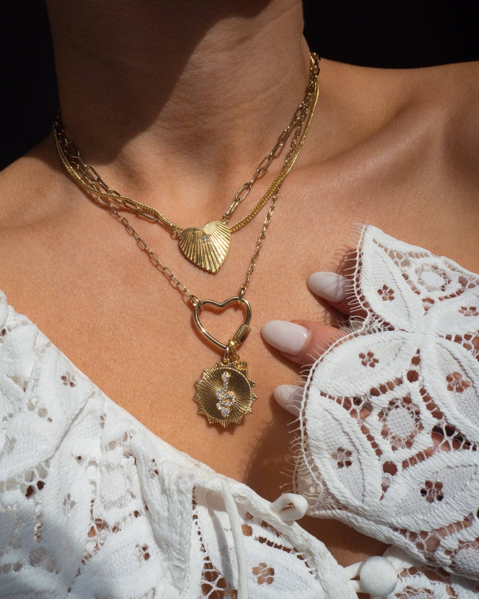 five and two - Venta al por mayor Collares de cadenas y eslabones - Colgante de encanto Frankie15