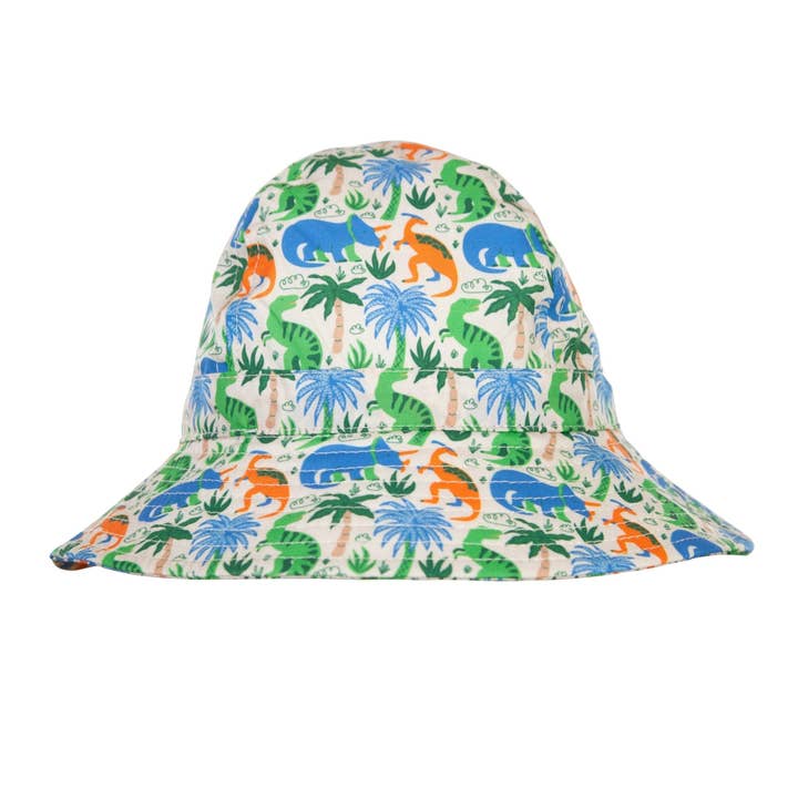 Prehistoric Wide Brim Infant Sunhat for wholesale by Acorn Kids