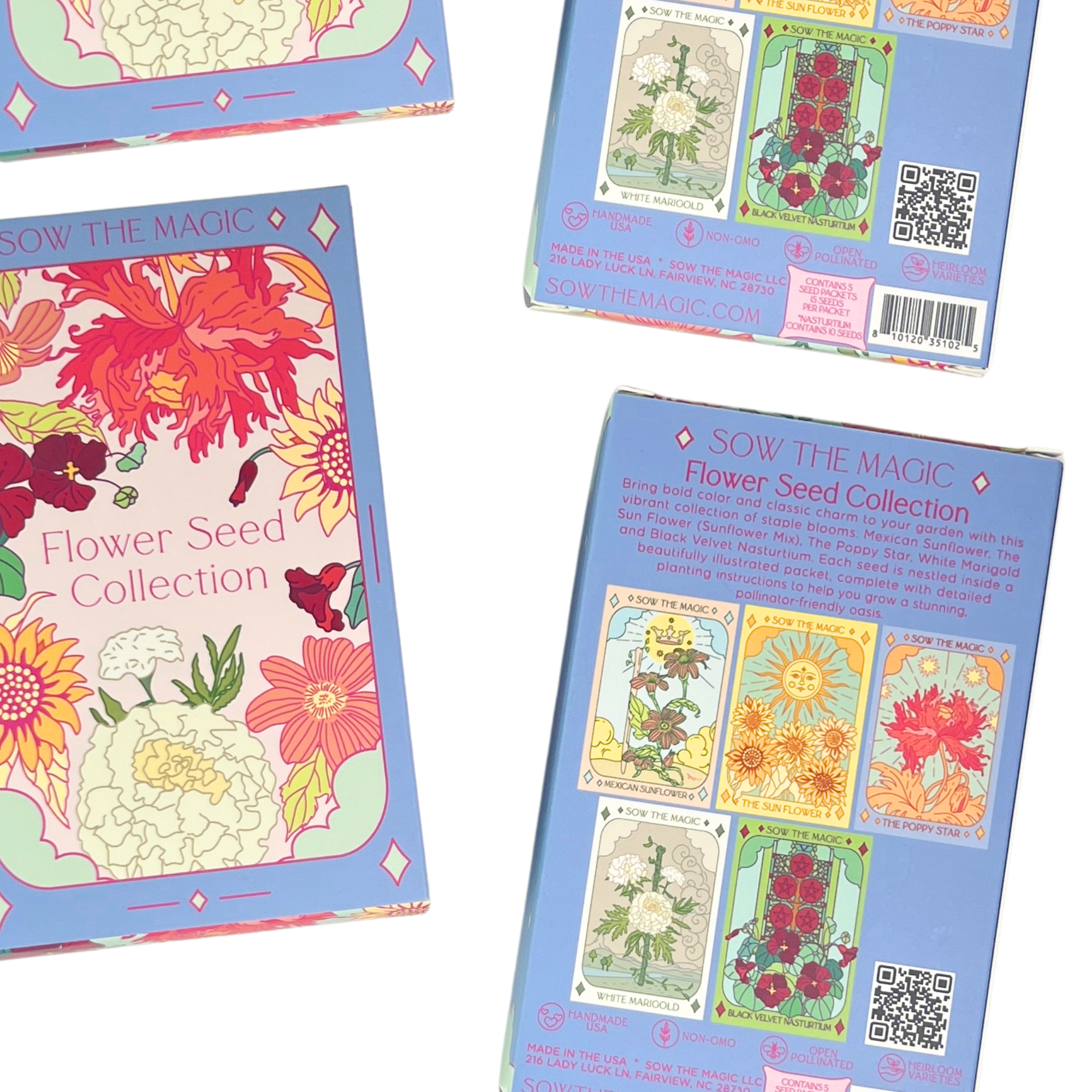 Sow the Magic - Wholesale Plant Seeds - Heirloom Flower Seed Collection – Non-GMO Blooms for a Colorful Garden1